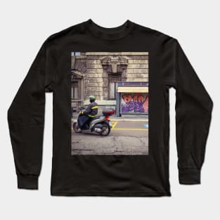 Milano Street Art Graffiti City Italian Architecture Long Sleeve T-Shirt